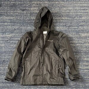 Columbia Kids Black Rain Jacket